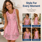 ⌛Limited-Time Offer-Women's Sleeveless Floral Button Down Dress