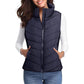 💖HOT SALE 50% OFF✨️Womens Sleeveless Zip Up Puffer Vest💗-Cozy Without Bulk