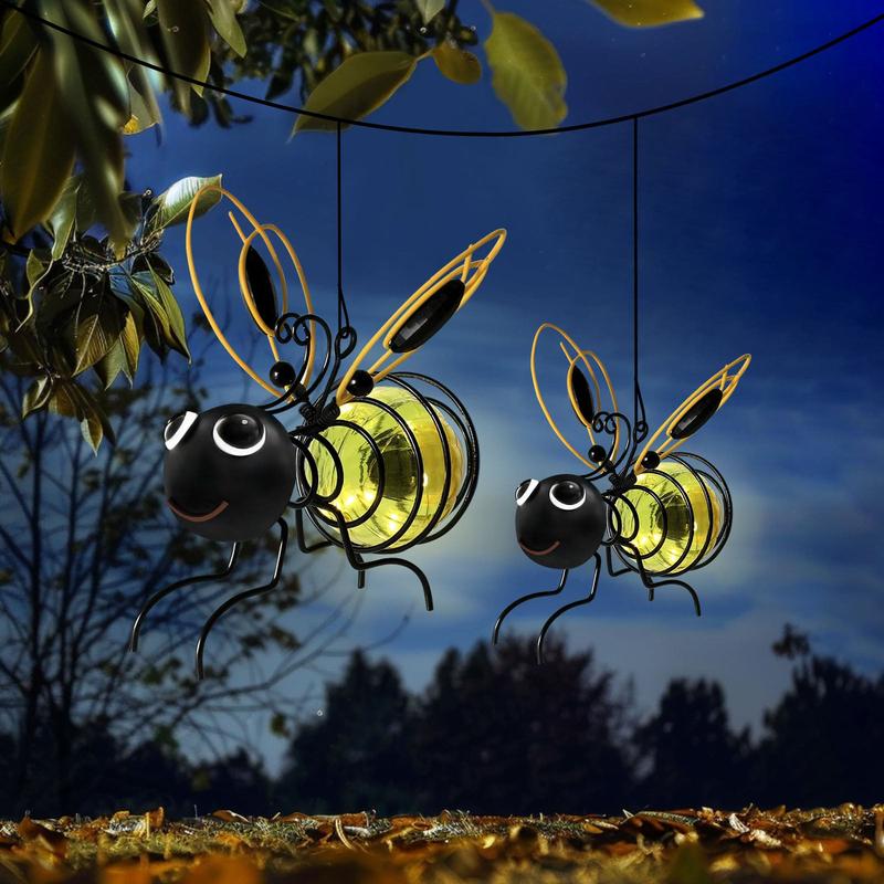 🐝 50% OFF NOW! ☀️ Outdoor Hanging Solar Bee Light – Charming garden decor, auto-on at dusk – Perfect gift for plant lovers, moms or anyone who smiles ❤️🌿✨
