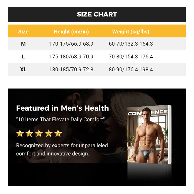 Men's Low-Rise Contoured Pouch Sexy Briefs✨