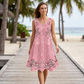 ⌛Limited-Time Offer-Women's Sleeveless Floral Button Down Dress