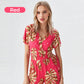 🌸Up to 50% off🔥Casual Floral Polka Dot Pocket Rompers