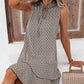 🎉Last day of the sale: 50% off 💃 Women's dress with a bow and geometric pattern