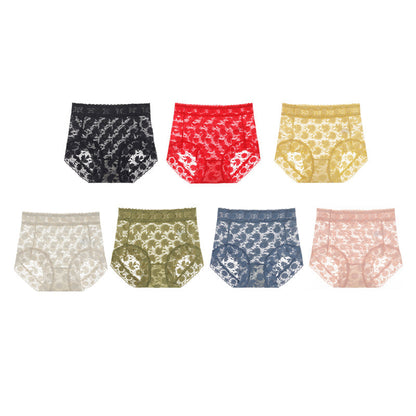 🔥Summer Hot Sale🔥Pay 1 Get 4packs🌷Sexy Seamless Thin Lace Silk Care Panties