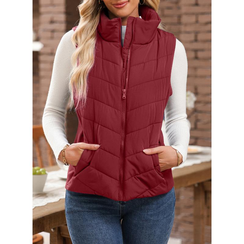 💖HOT SALE 50% OFF✨️Womens Sleeveless Zip Up Puffer Vest💗-Cozy Without Bulk