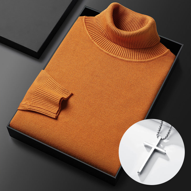 🔥HOT SALE-50% OFF ✨Men's Solid Color Premium Turtleneck Sweater