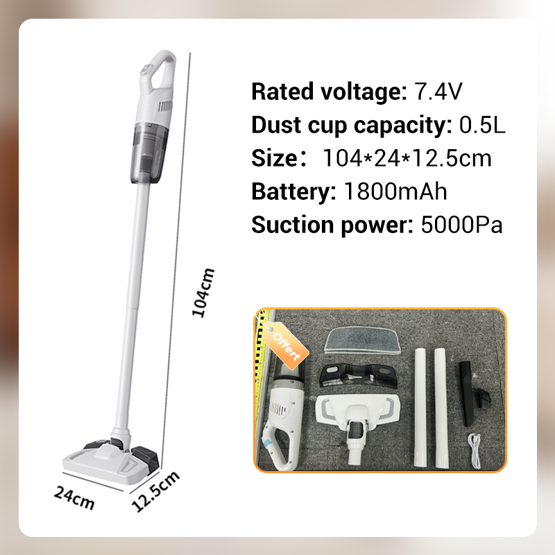 🔈🔈60% OFF🔥 3-in-1 cordless handheld vacuum cleaner, self-powered and rechargeable