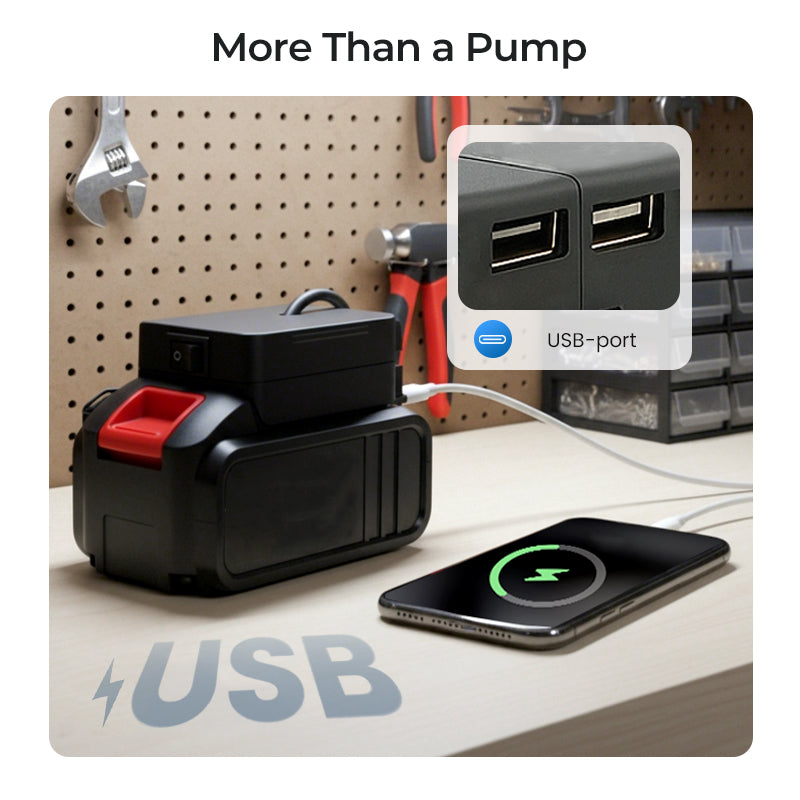 🥇【Industrial-Grade High-Efficiency Choice】38mm High-Power Oil/Water Pump Kit｜💯Blue Portable Design｜Easy to Carry｜Versatile Applications!🌟