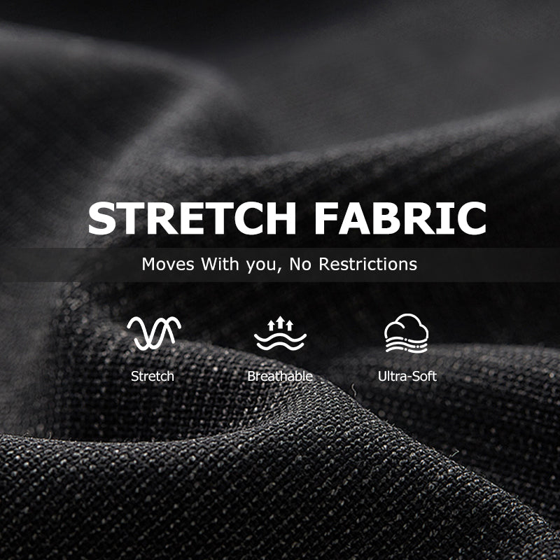 🖤 LAST DAY: 50% OFF! 🖤 Men’s Casual Slim-Fit Solid Color Pants+Belt ❄️