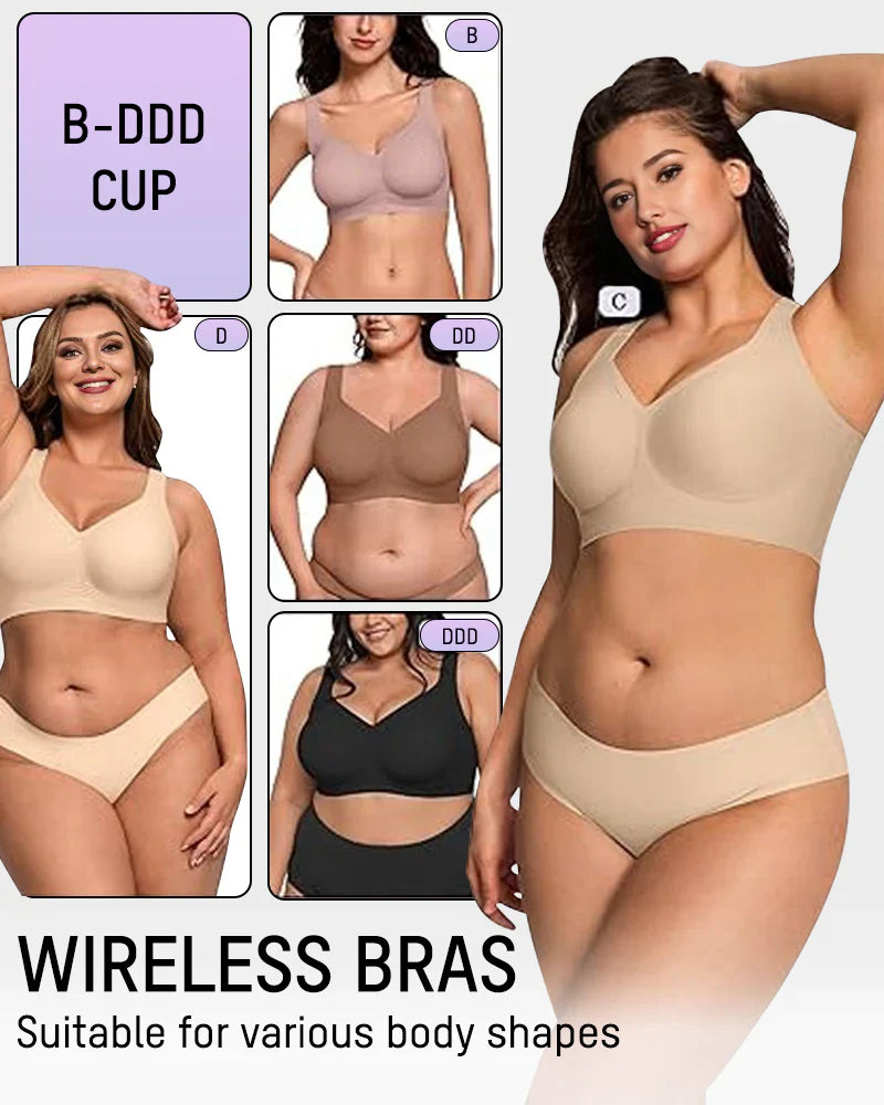 🎉LAST DAY SALE -50% OFF💖 Women's Seamless Full Coverage Wireless Bra