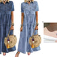 👗Limited-time offer✨Women's Vintage Denim Maxi Dress – Effortless Everyday Chic🔥
