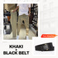 🖤 LAST DAY: 50% OFF! 🖤 Men’s Casual Slim-Fit Solid Color Pants+Belt ❄️