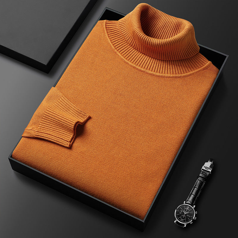 🔥HOT SALE-50% OFF ✨Men's Solid Color Premium Turtleneck Sweater