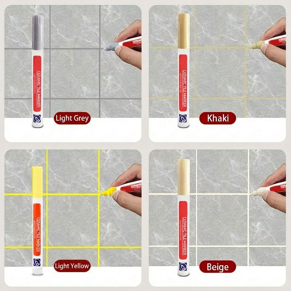 🖌️BUY 2 GET 1 FRE🧱 Anti-Mould & Waterproof Joint Pen for Ceramic Tiles!