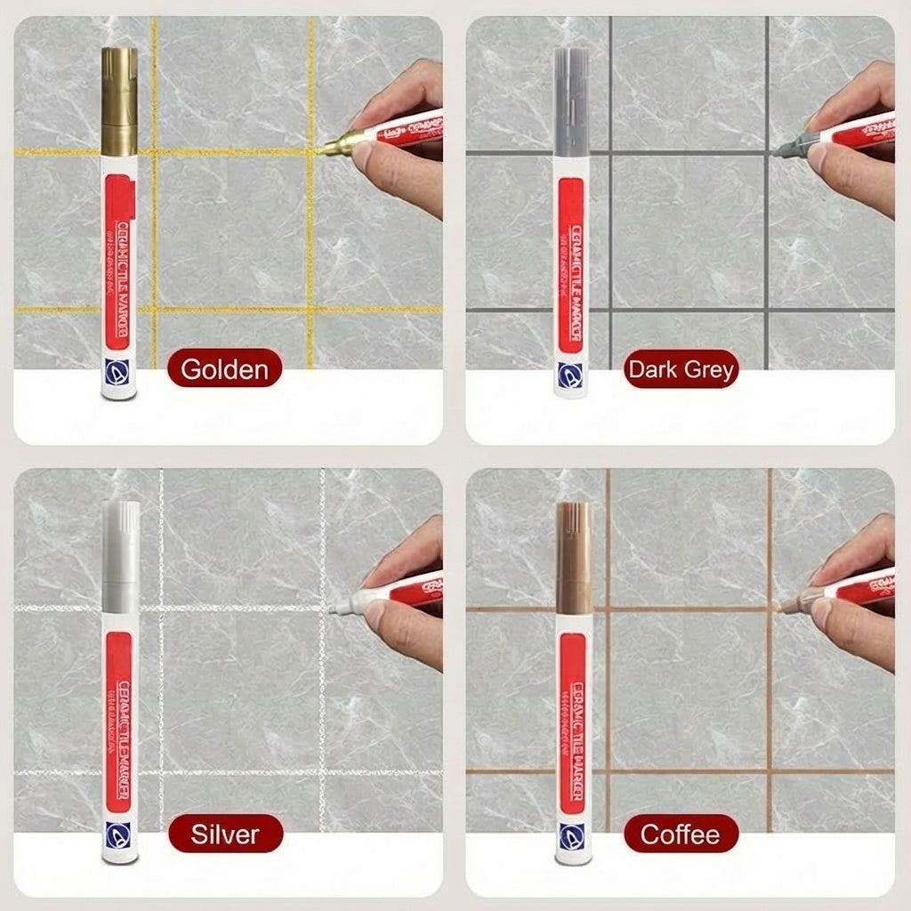🖌️BUY 2 GET 1 FRE🧱 Anti-Mould & Waterproof Joint Pen for Ceramic Tiles!