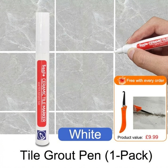 🖌️BUY 2 GET 1 FRE🧱 Anti-Mould & Waterproof Joint Pen for Ceramic Tiles!