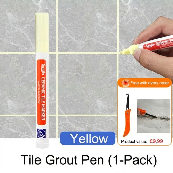 🖌️BUY 2 GET 1 FRE🧱 Anti-Mould & Waterproof Joint Pen for Ceramic Tiles!
