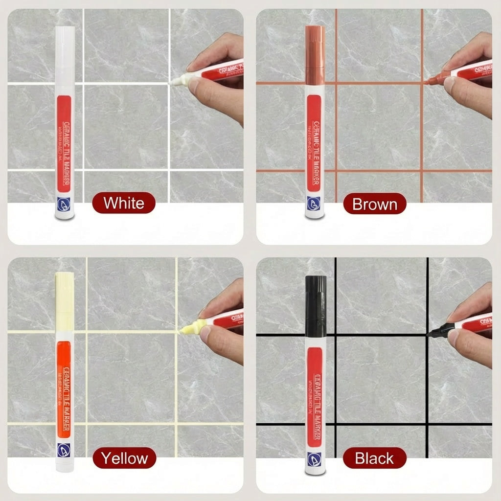 🖌️BUY 2 GET 1 FRE🧱 Anti-Mould & Waterproof Joint Pen for Ceramic Tiles!