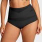 ✨Plus-Size High-Waist Cross Tummy Control Panties