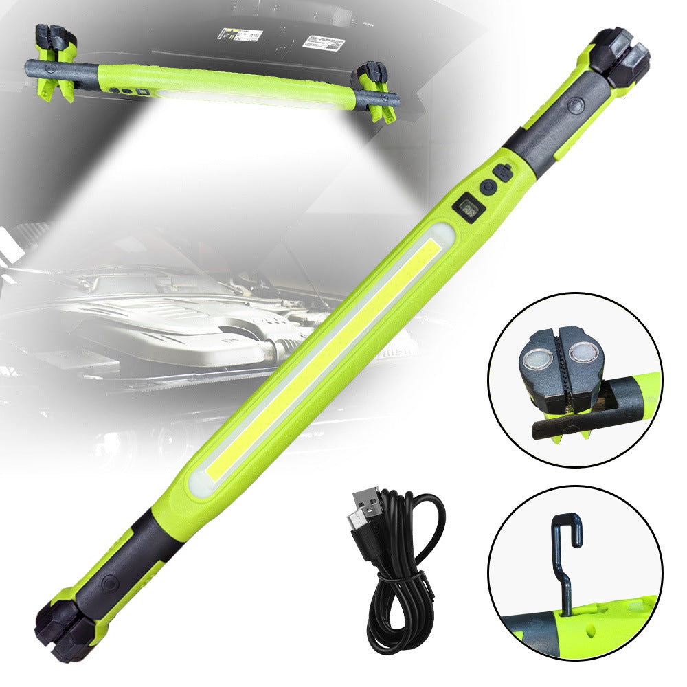 📢📢50% OFF !! ⏰3000LM LED Work Light – Magnetic + hook, 5200mAh battery, 360° rotation. Type‑C fast charge. Bright as day anywhere! 🔋✨
