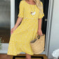🌸Spring Specials🌸 Round Neck Polka Dot Print Midi Dress