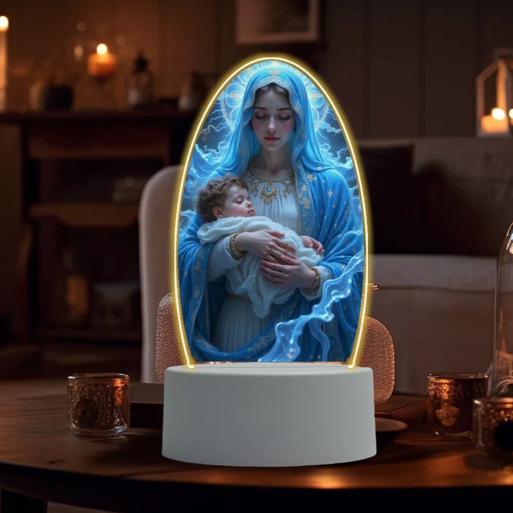 Jesus 3D Night Lamp & Religious Gifts
