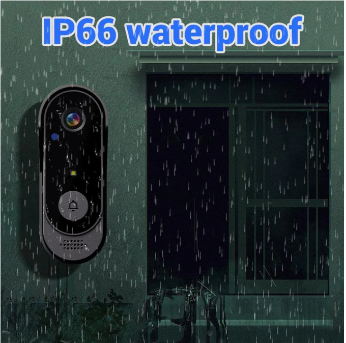 50% OFF NOW ! 🔥Wireless doorbell camera: 1080P, 170° angle, 4.3-inch screen, IPX65 outdoor waterproof, night vision