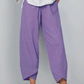 💥Limited Sale 50% OFF💥Vintage Asymmetrical Elastic Waist Pockets Pants