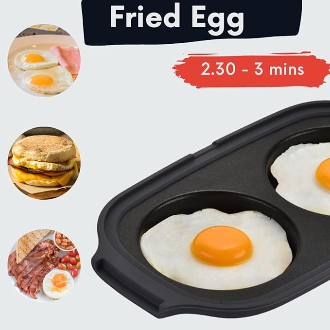 ✨️Quick-Heat Microwave Egg Cooker|Poacher|fryer-Multi-Use microwave egg maker for Breakfast Sandwiches