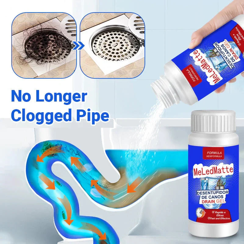 🚿 BUY 2 GET 1 FREE! 🛠️ Powerful Pipe Dredging Agent – Fast Clog Removal, Safe for Pipes & Multi-Use 🚰✨