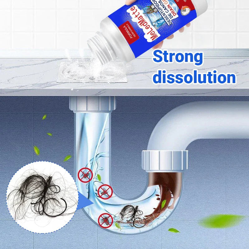🚿 BUY 2 GET 1 FREE! 🛠️ Powerful Pipe Dredging Agent – Fast Clog Removal, Safe for Pipes & Multi-Use 🚰✨