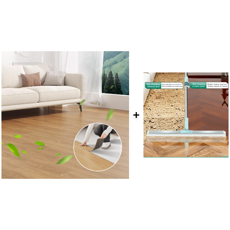 🧱 BUY 3 GET 5 FREE! 🔥（36 in × 6 in × 1/8 in）🏠 Wood Grain Peel and Stick Floor Tiles ， Self-Adhesive, Waterproof & Easy DIY Installation 🌿