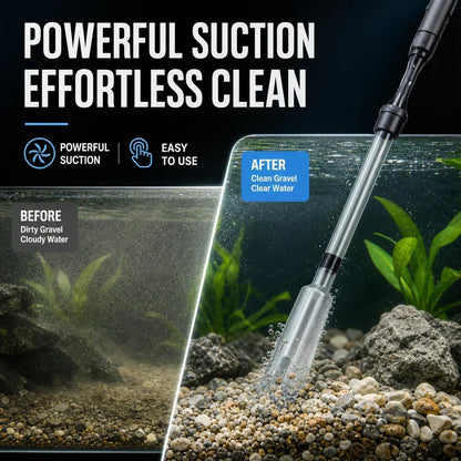 🥳2026 HOT SALE🥳💞50K+ SOLD!🛠️🛡️50% OFF! ✨Electric Aquarium Gravel Cleaner