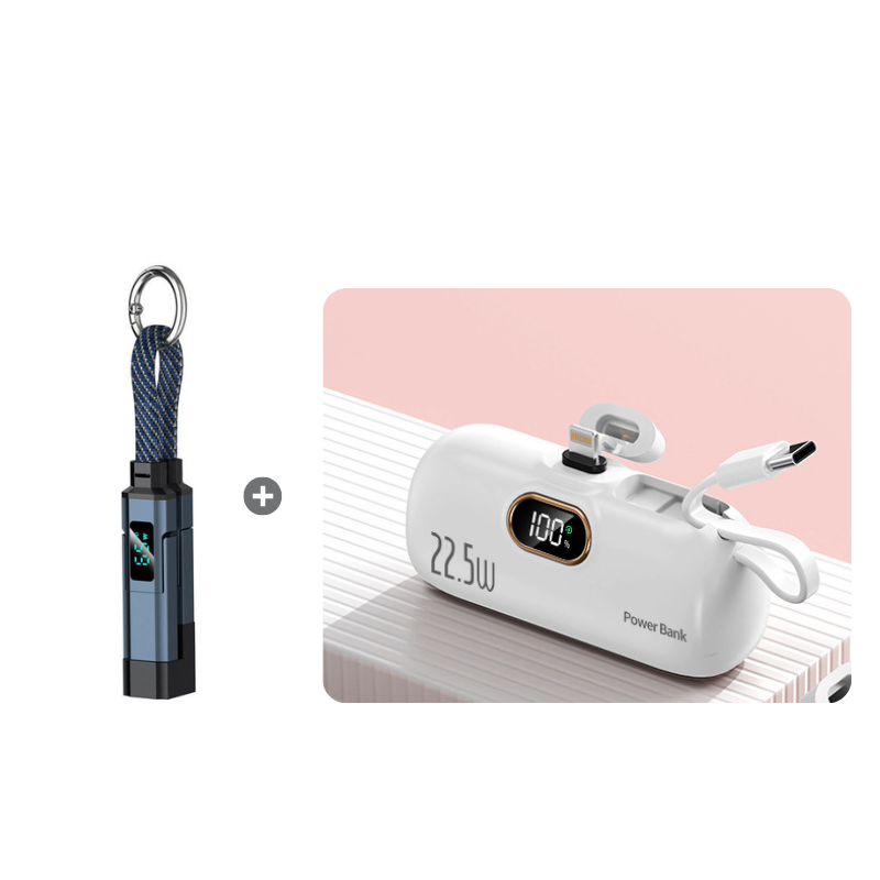 🔥HOT SALE50% OFF🔥4-in-1 Digital Display Keychain Charging Cable
