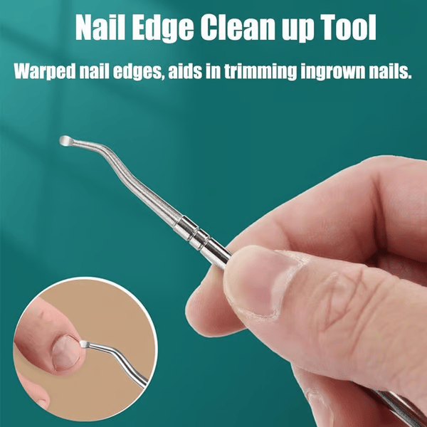 🔥Podiatrist-Recommended Nail Clippers - Ergonomic Angled Design for Toenails & Ingrowns