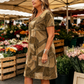 Women's Casual Patchwork Pattern Dress