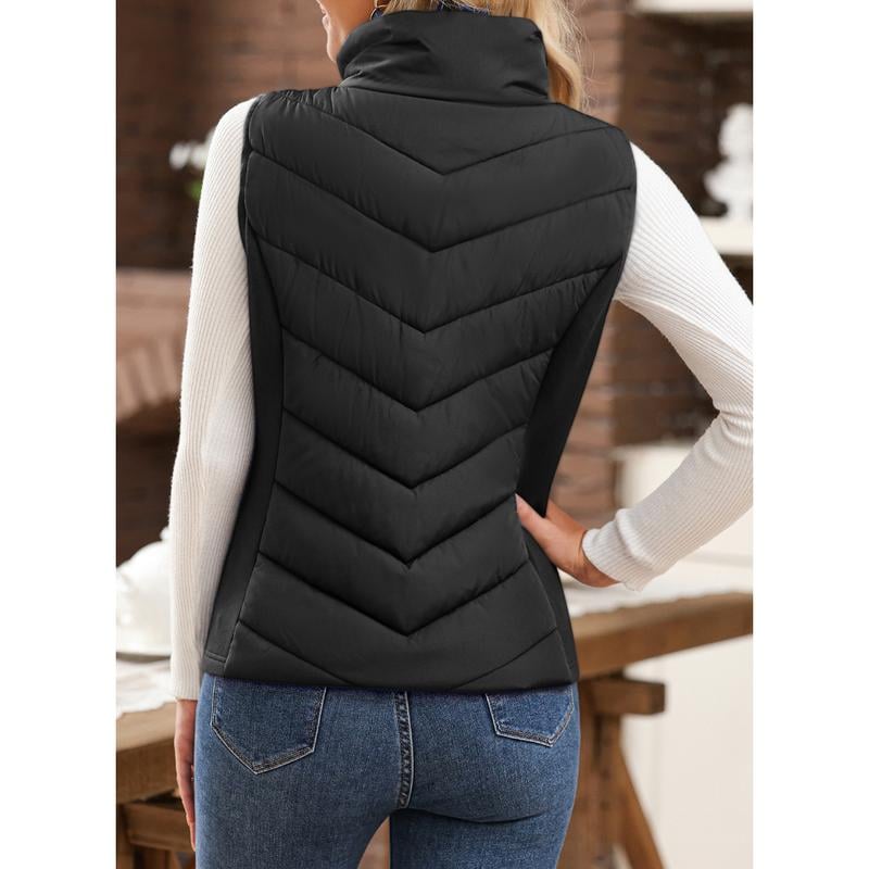 💖HOT SALE 50% OFF✨️Womens Sleeveless Zip Up Puffer Vest💗-Cozy Without Bulk
