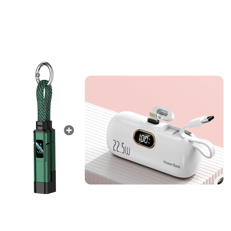 🔥HOT SALE50% OFF🔥4-in-1 Digital Display Keychain Charging Cable