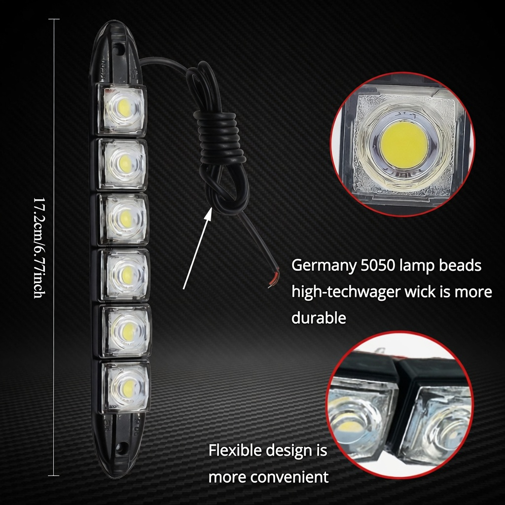 Flexible LED Strip Daytime Running Light Turn Signal Lamp