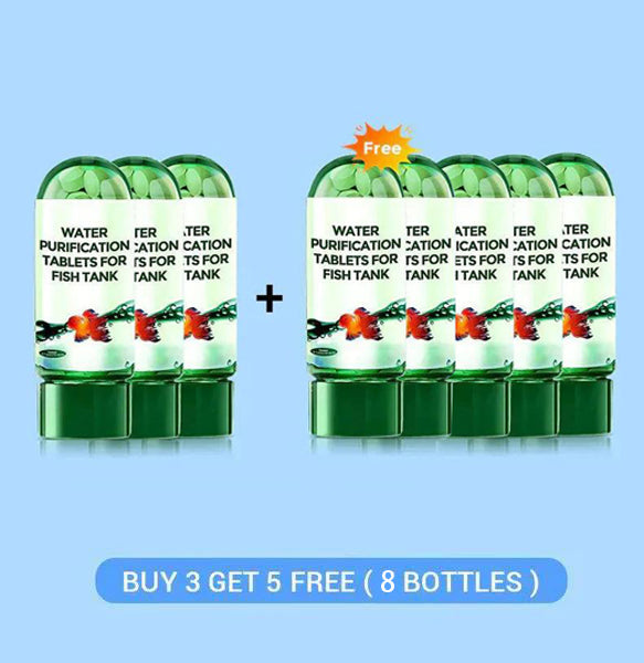 💥BUY 1 GET 1 FREE♻️💧Powerful Aquarium Water Purification Tablet – Clear, Healthy Water in Minutes