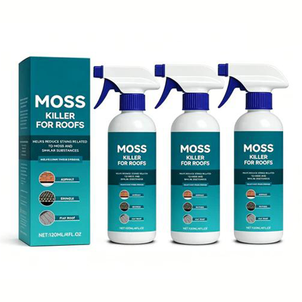 ⚡50K+ SOLD!🏠Multi-Surface Roof Moss & Algae Cleaner Spray