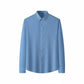 Men's Silky Wrinkle Resistant Solid Color Stretch Shirt