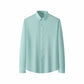 Men's Silky Wrinkle Resistant Solid Color Stretch Shirt