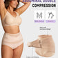 ✨Plus-Size High-Waist Cross Tummy Control Panties