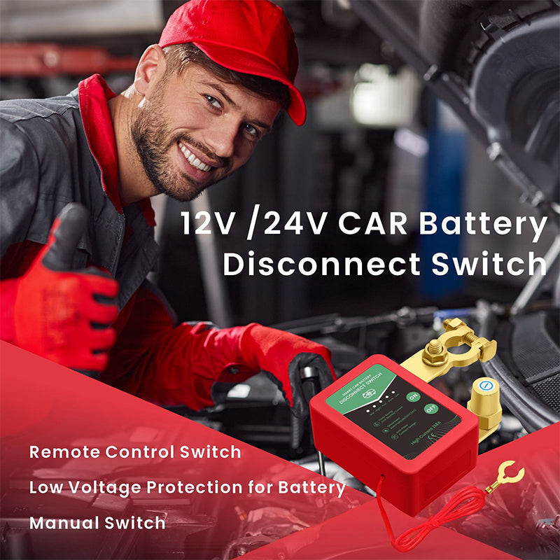 ⚡ Limited time 50% discount 🔋🚗12V/24V Remote Control Car Battery Disconnect Switch
