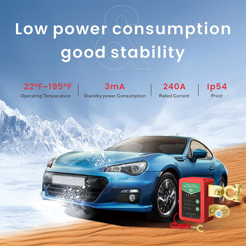 ⚡ Limited time 50% discount 🔋🚗12V/24V Remote Control Car Battery Disconnect Switch