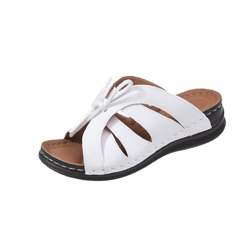 🔥Last Day 49% OFF🔥Women's Comfort Bowtie Slide Sandals