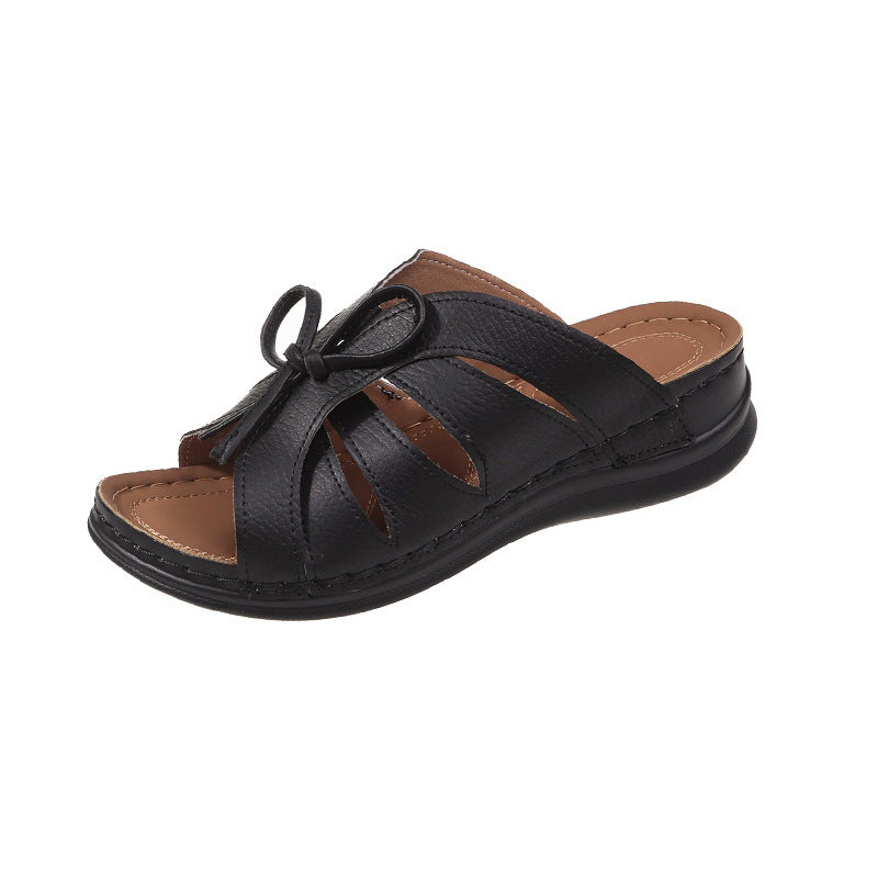 🔥Last Day 49% OFF🔥Women's Comfort Bowtie Slide Sandals