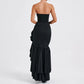 Sexy Strapless Irregular Hem Temperament Dress for Women💃