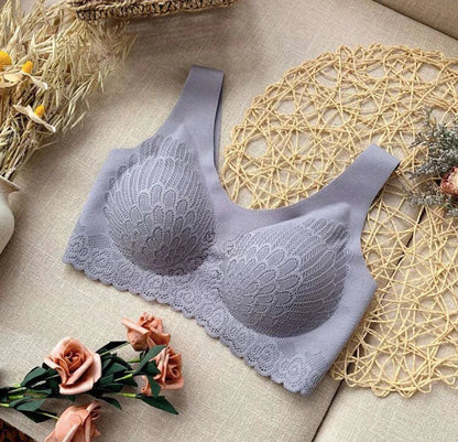 💕Natural Latex Lifting Seamless Bra